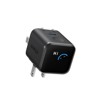 Cargador USB-C Nano 45W con Pantalla Inteligente Negro – Anker
