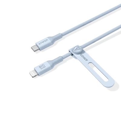 Cable USB-C a USB-C 100W Bio-Based 0.9m Azul – Anker