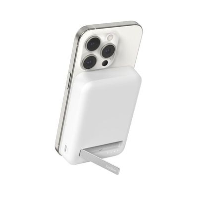 Batería Portátil Magnética BoostCharge Pro Qi2 10,000mAh 15W Blanco – Belkin