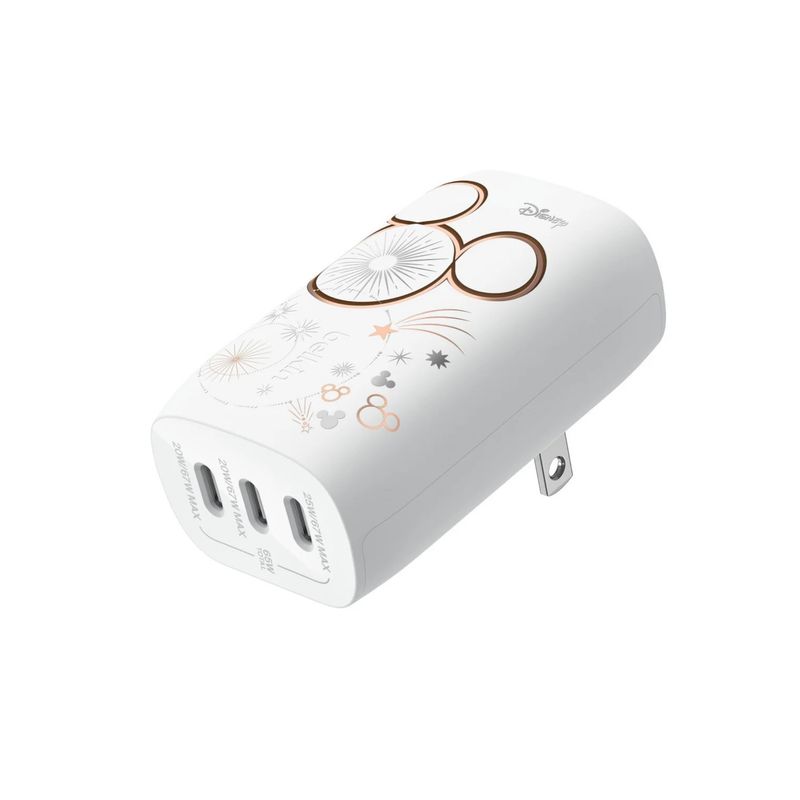 Cargador USB-C 67W 3 Puertos Edición Mickey Blanco – Belkin