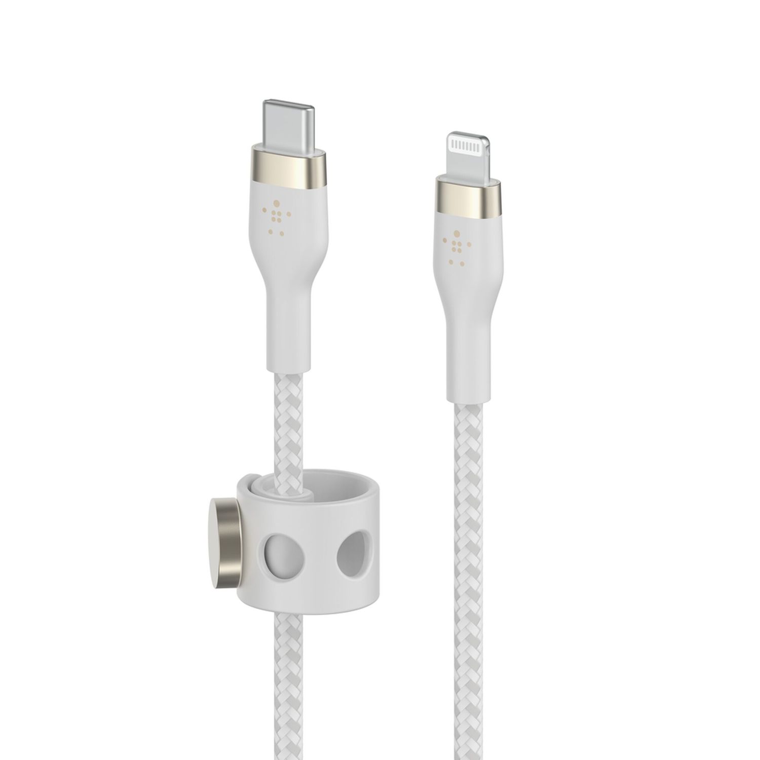 Cable USB-C a Lightning BoostCharge Pro Flex 3m Blanco – Belkin Cable USB-C a Lightning BoostCharge Pro Flex 3m Blanco – Belkin