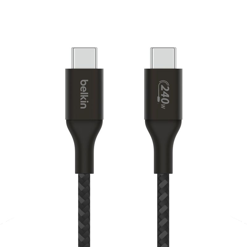 Cable USB-C a USB-C BoostCharge 240W PD 3.1 2m Negro – Belkin