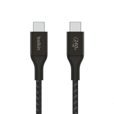 Cable USB-C a USB-C BoostCharge 240W PD 3.1 2m Negro – Belkin