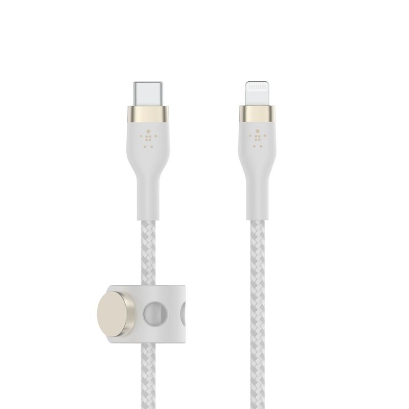 Cable USB-C a Lightning BoostCharge Pro Flex 2m Blanco – Belkin