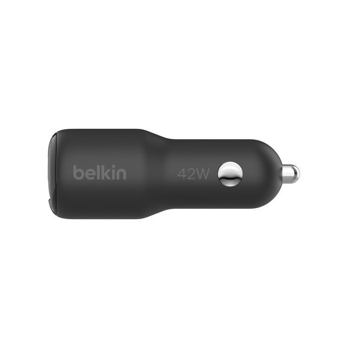 Cargador para Auto BoostCharge 42W USB-C + USB-A Negro – Belkin