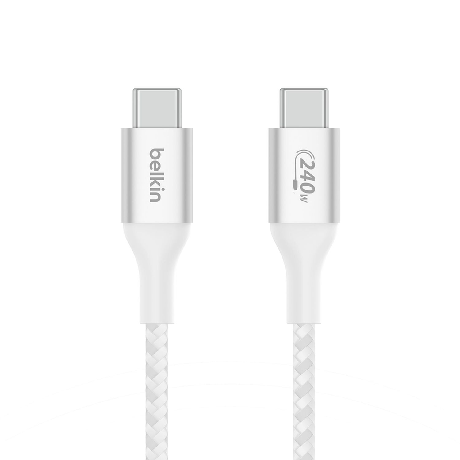 Cable USB-C a USB-C BoostCharge 240W PD 3.1 2m Blanco – Belkin