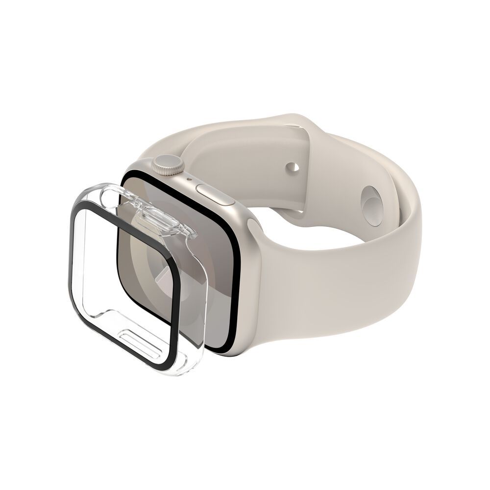 Protector 2-en-1 TemperedCurve con Bumper para Apple Watch 40/41mm Transparente – Belkin