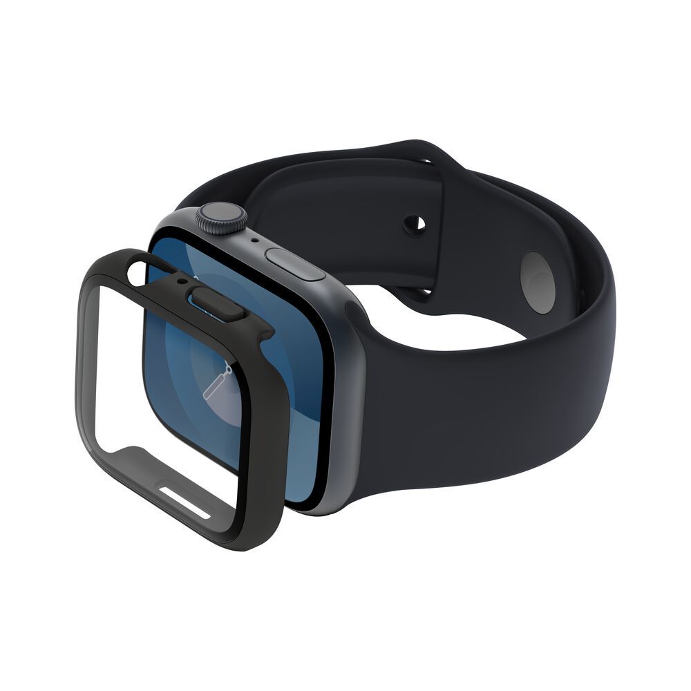 Protector 2-en-1 TemperedCurve con Bumper para Apple Watch 40/41mm Negro – Belkin
