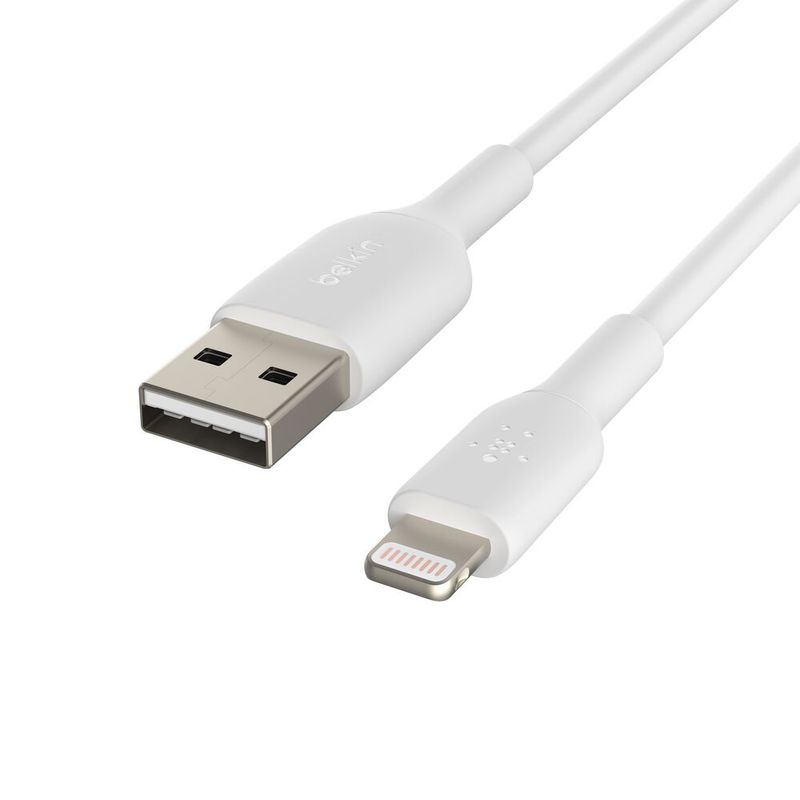 Cable USB-A a Lightning BoostCharge 2m Blanco – Belkin