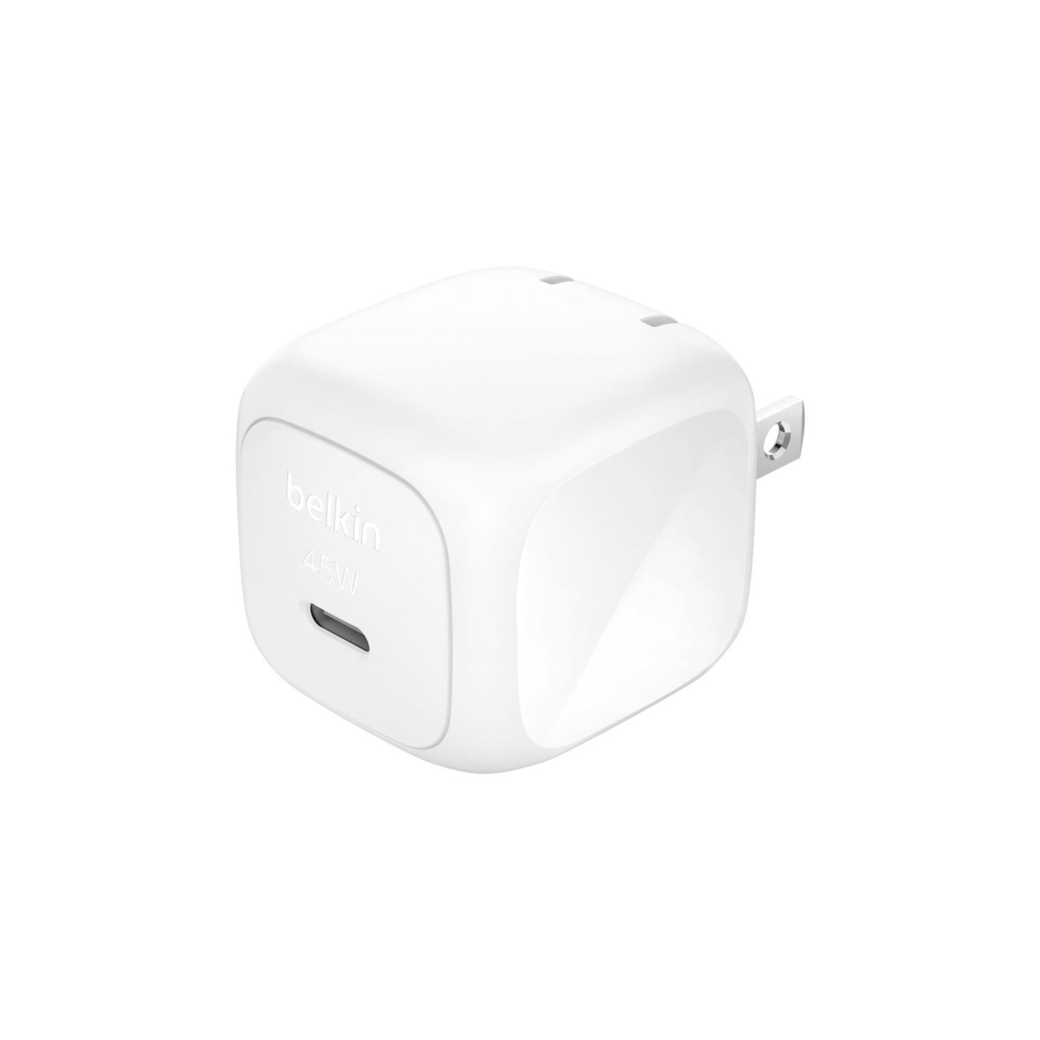 Cargador de Pared Compacto BoostCharge 45W USB-C Blanco – Belkin