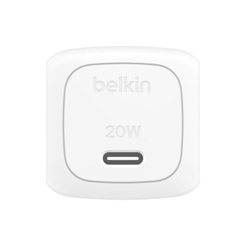 Cargador de Pared Compacto BoostCharge 20W USB-C Blanco – Belkin