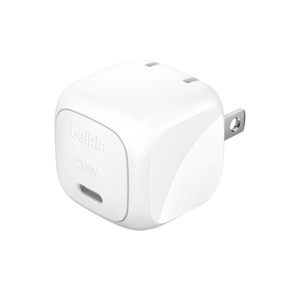 Cargador de Pared Compacto BoostCharge 20W USB-C Blanco – Belkin