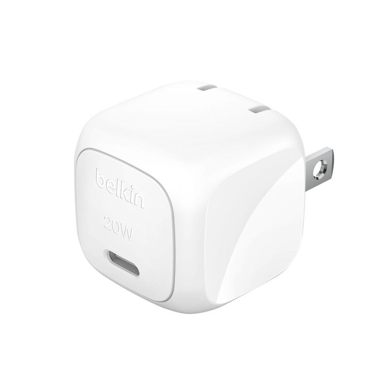 Cargador de Pared Compacto BoostCharge 20W USB-C Blanco – Belkin