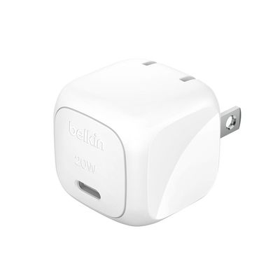 Cargador de Pared Compacto BoostCharge 20W USB-C Blanco – Belkin