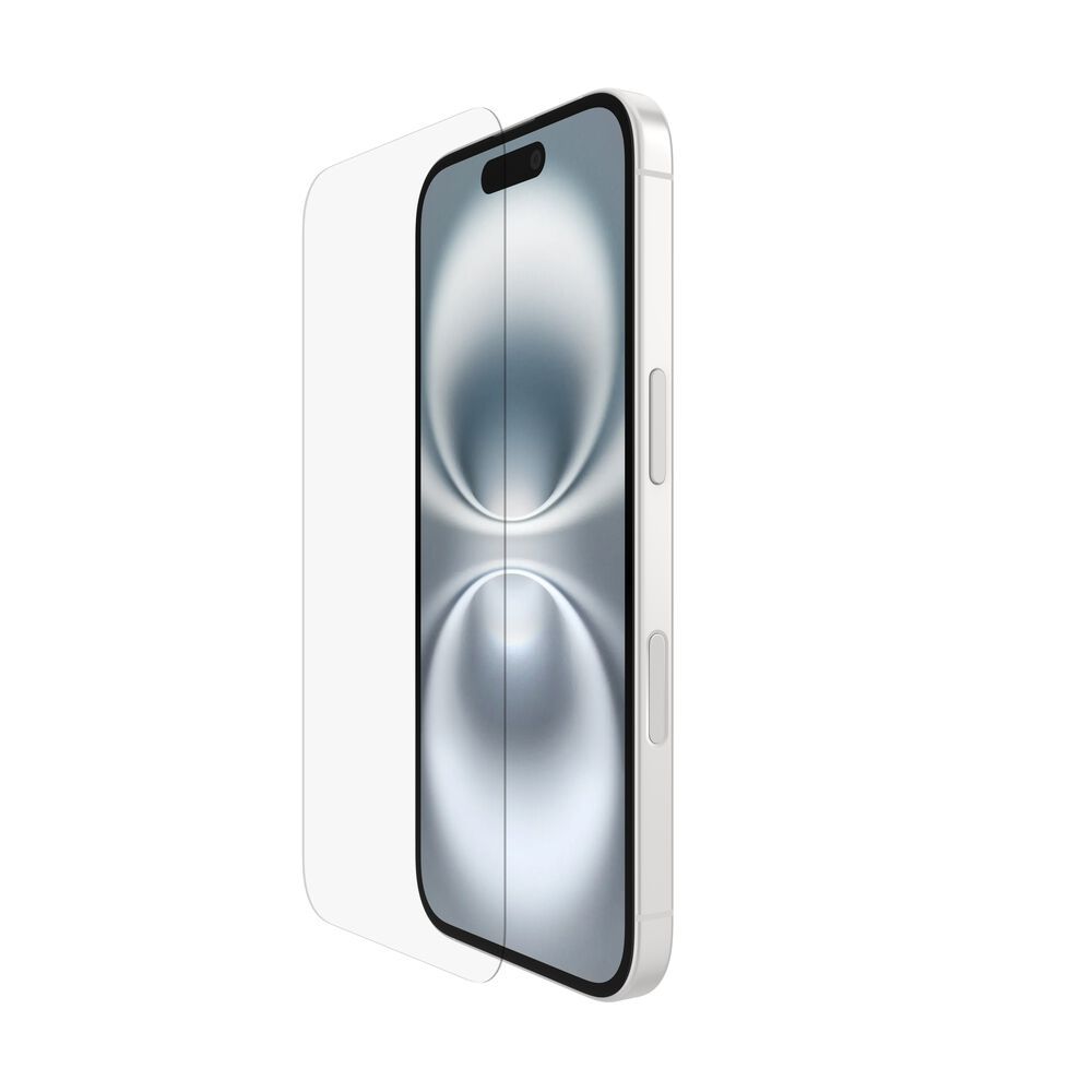 Protector de Pantalla TemperedGlass para iPhone 16/15/14 Pro Transparente – Belkin