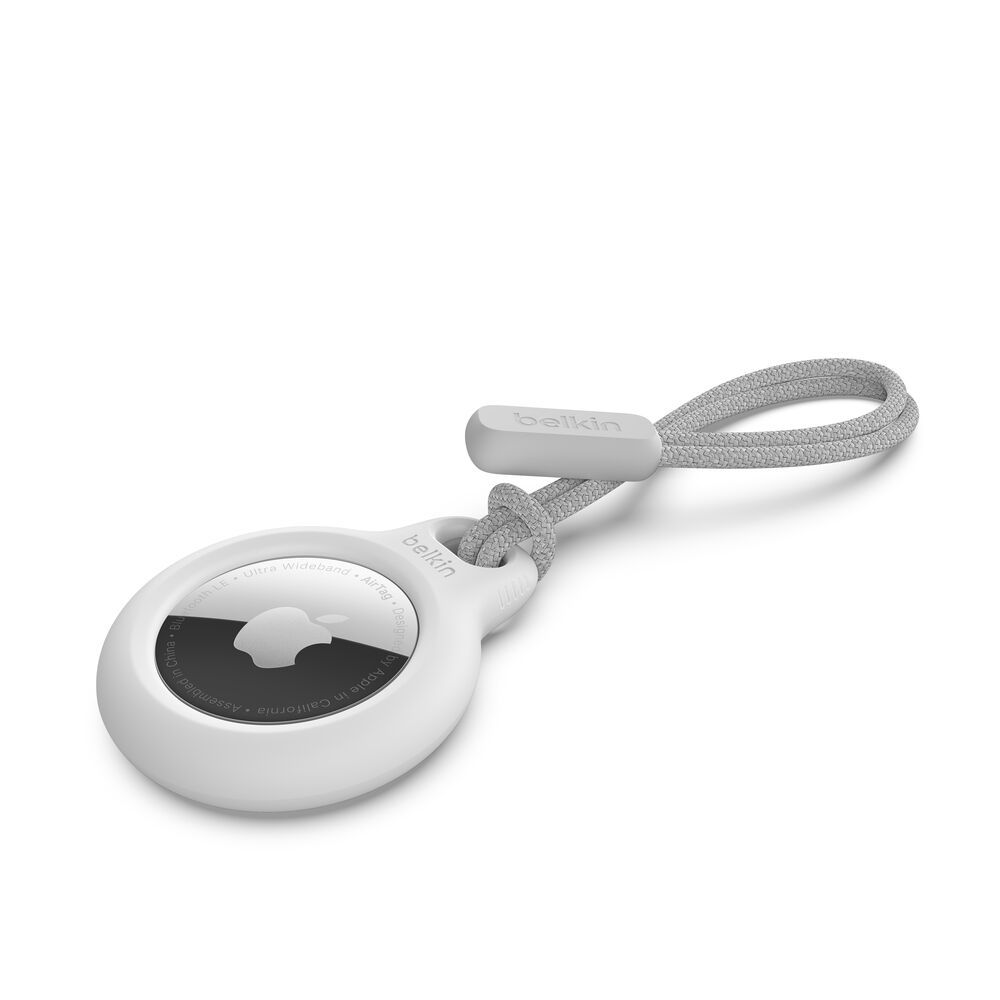Soporte Secure Holder con Correa para AirTag Blanco – Belkin Soporte Secure Holder con Correa para AirTag Blanco – Belkin