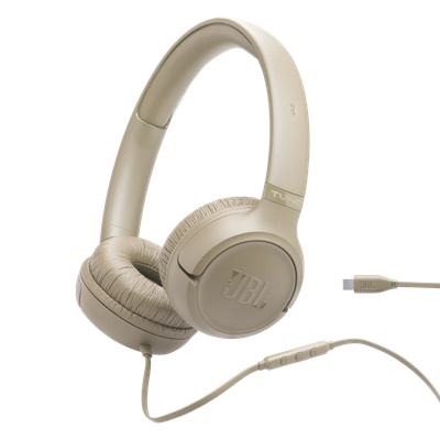 Audífonos con Cable USB-C Tune 530C Beige – JBL