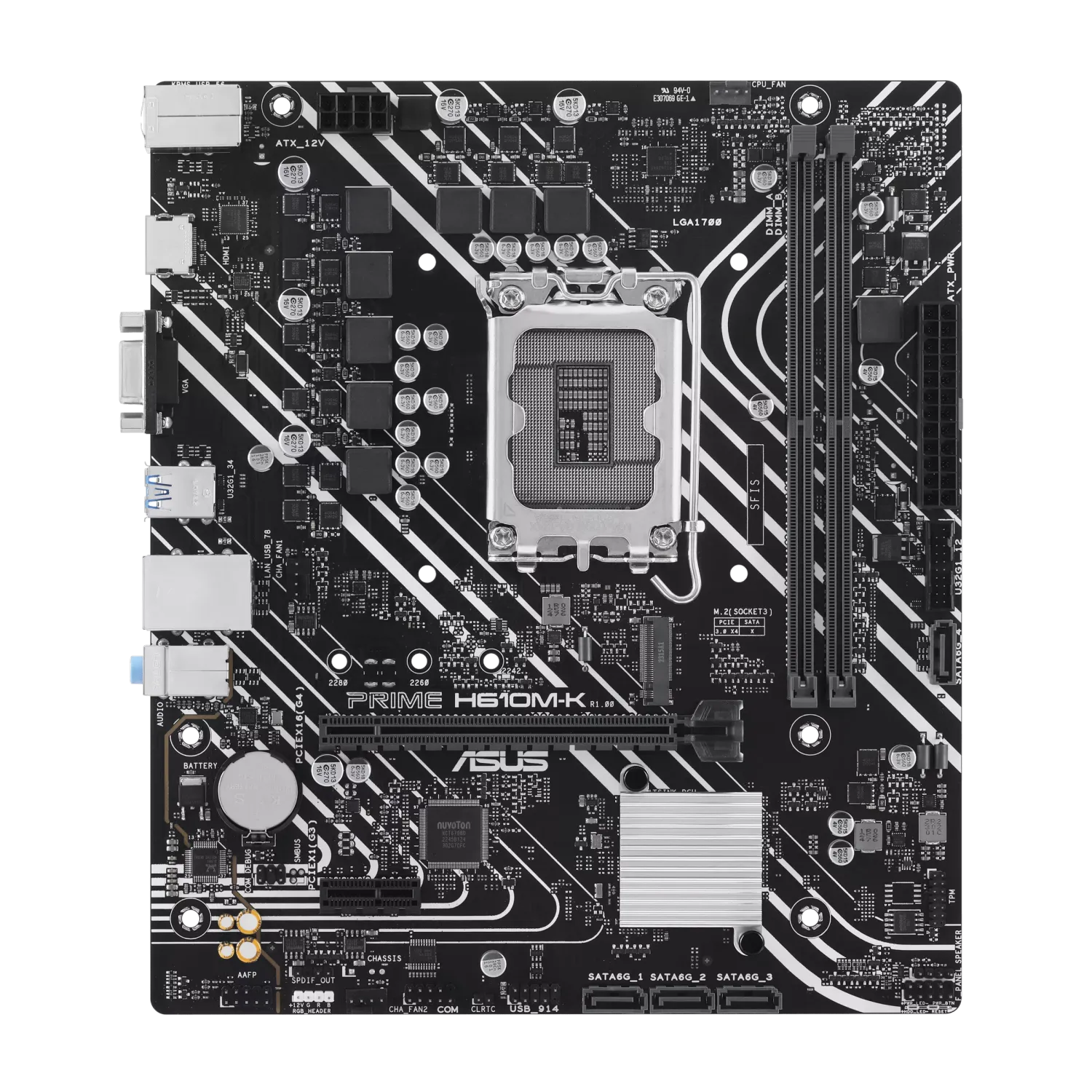 Motherboard Prime H610M-K LGA1700 DDR5 – ASUS