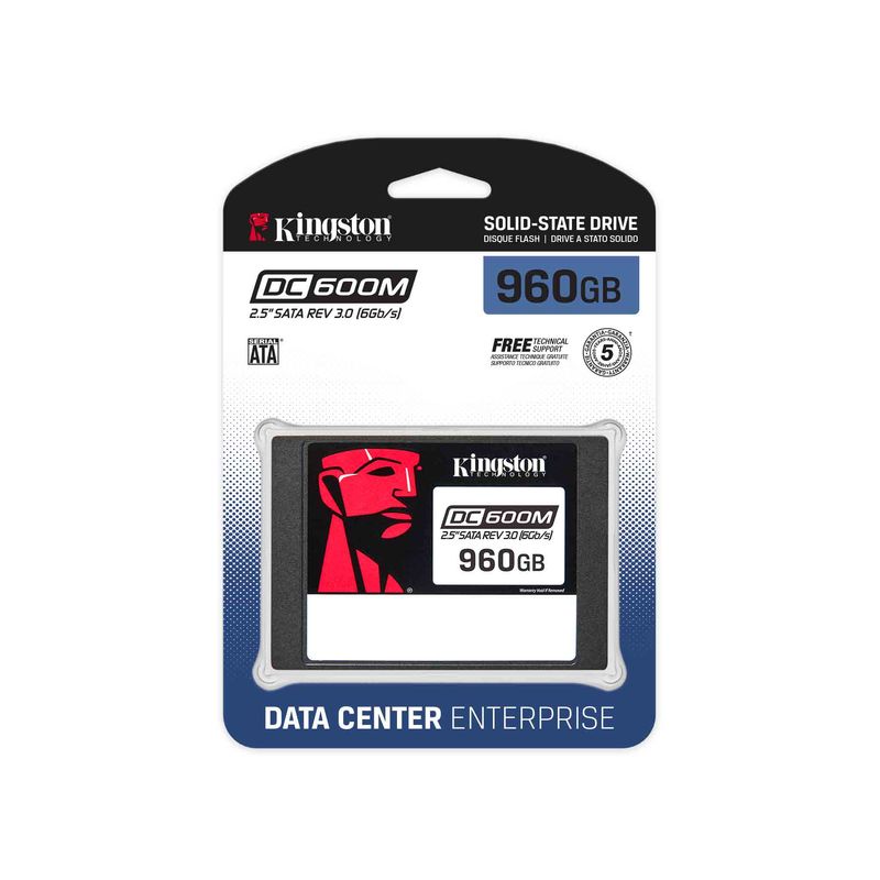 SSD Empresarial Interno DC600M 960GB SATA 2.5" – Kingston