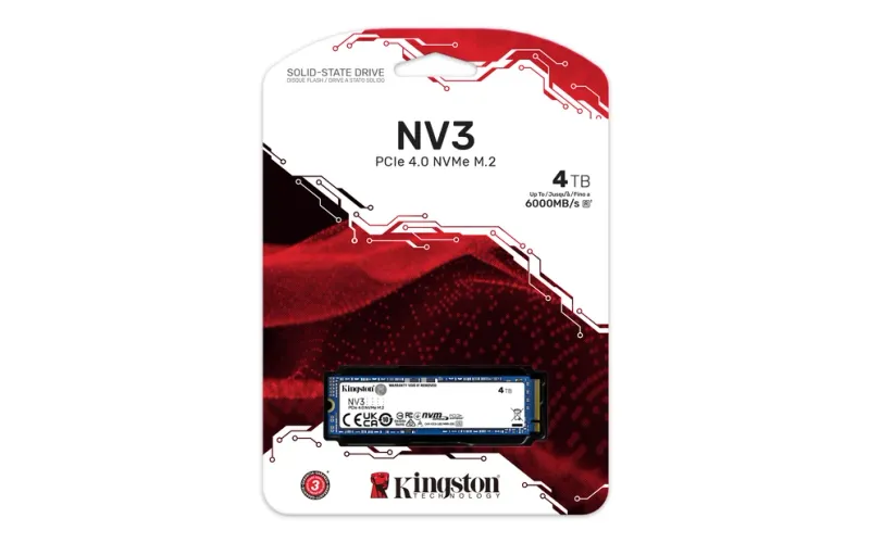SSD Interno NV3 4TB M.2 2280 PCIe 4.0 NVMe – Kingston