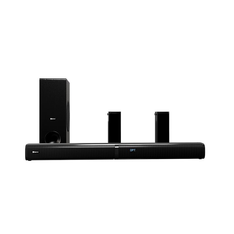 Barra de Sonido BoomBar Air Ultra 5.1 300W con Subwoofer Inalámbrico Negro – Klip Xtreme