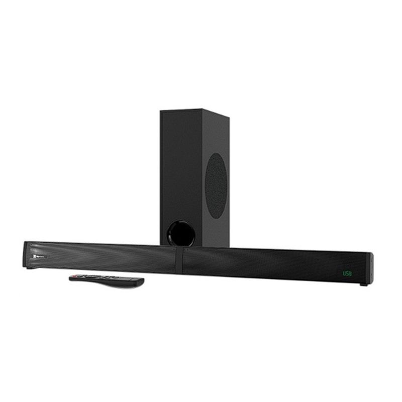 Barra de Sonido BoomBar Air 2.1 200W con Subwoofer Inalámbrico Negro – Klip Xtreme