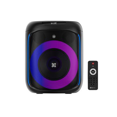 Bocina Portátil BoomBlaster 120W RMS con Luces LED Negro – Klip Xtreme