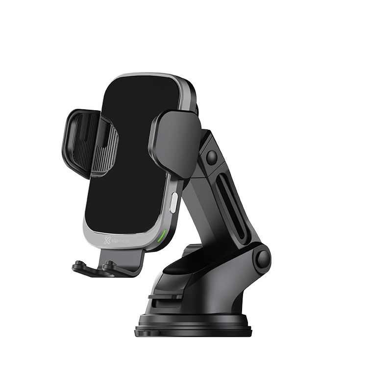 Soporte para Auto PowerCar Tech con Carga Inalámbrica 15W Negro – Klip Xtreme