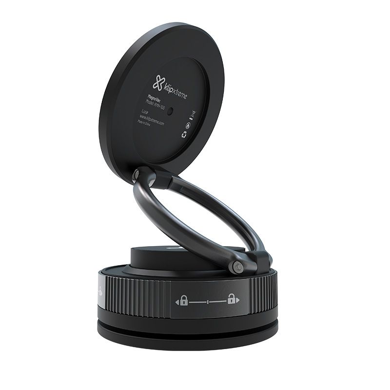 Soporte Magnético para Celular MagnoVac con Ventosa Negro – Klip Xtreme