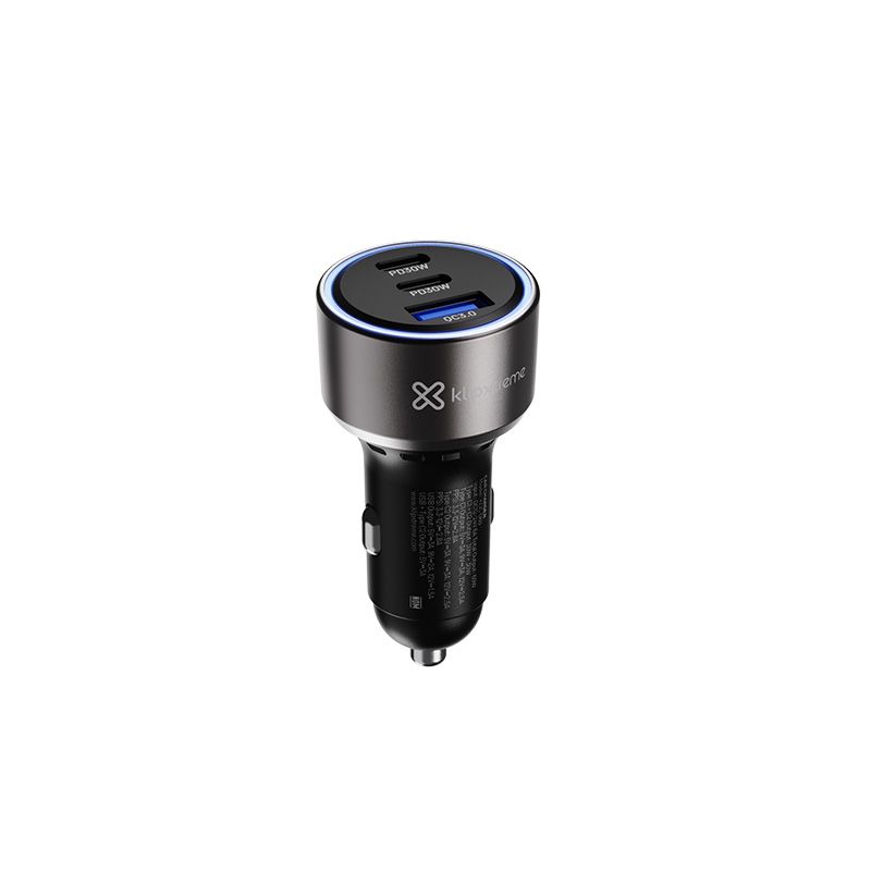 Cargador para Auto PowerCar 100W 6 Puertos Negro – Klip Xtreme