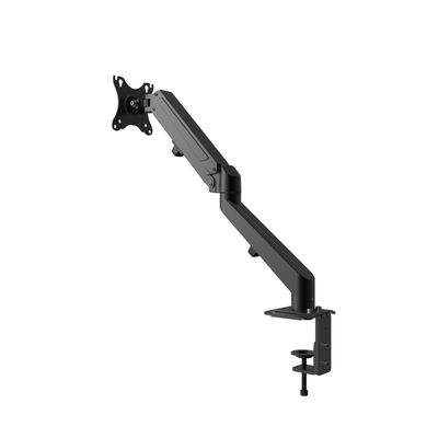 Soporte de Escritorio para Monitor 17″–27″ con Brazo Neumático Negro – Klip Xtreme