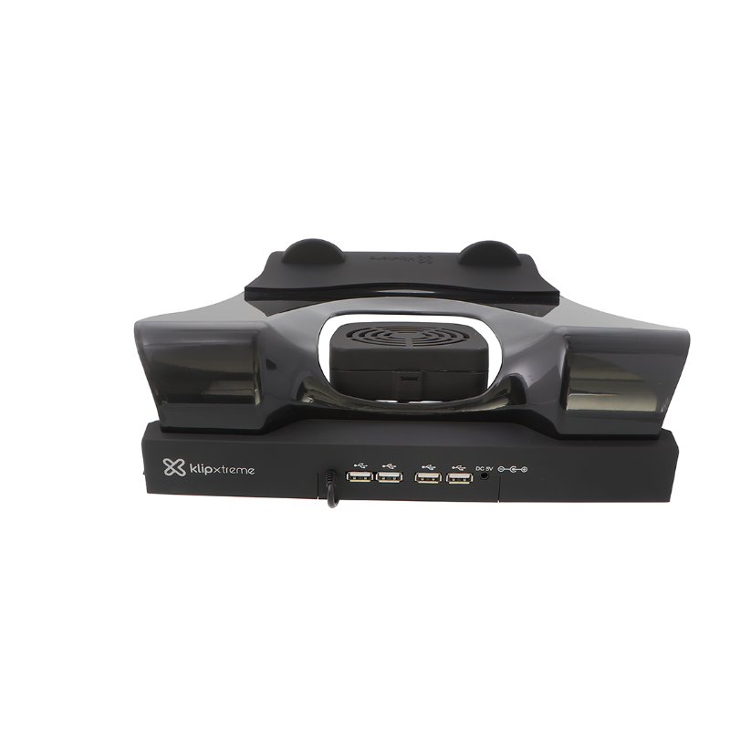 Base Refrigerante con Hub USB de 4 Puertos para Laptop de hasta 17″ Negra – Klip Xtreme