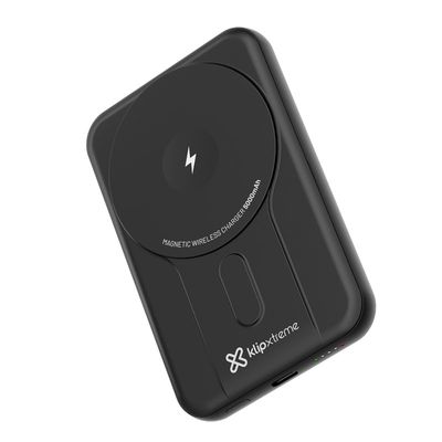 Batería Externa Magnética PowerMag 5000 20 W Negra – Klip Xtreme
