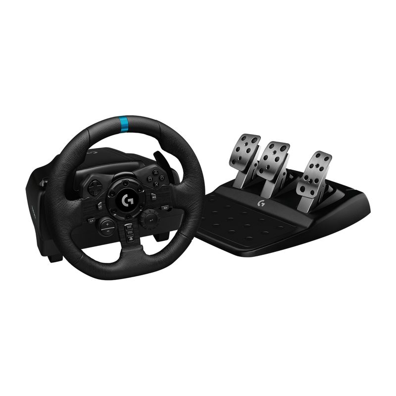 Volante y Pedales G923 TRUEFORCE para PS5, PS4 y PC Negro – Logitech G