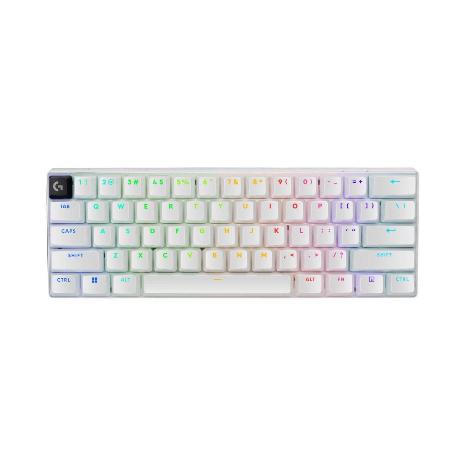 Teclado Gamer Inalámbrico PRO X 60 LIGHTSPEED Óptico Táctil Inglés US Blanco – Logitech G