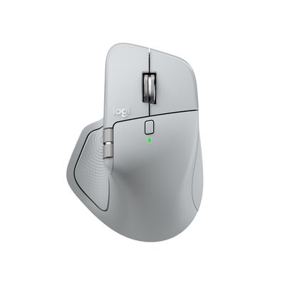 Mouse Inalámbrico MX Master 4 con Respuesta Háptica Gris Pálido – Logitech