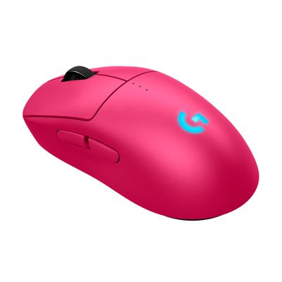 Mouse Gamer Inalámbrico PRO 2 LIGHTSPEED Ambidiestro Magenta – Logitech G