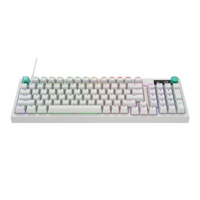 Teclado Mecánico Gamer G316 X 98 Táctil QWERTY Inglés Blanco – Logitech G