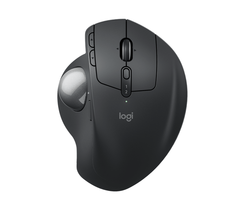 Mouse Ergonómico Inalámbrico MX Ergo S con Trackball Grafito – Logitech