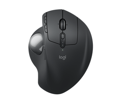 Mouse Ergonómico Inalámbrico MX Ergo S con Trackball Grafito – Logitech