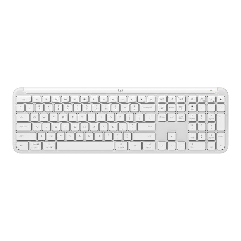 Teclado Inalámbrico Signature Slim K950 Español Blanco Crudo – Logitech