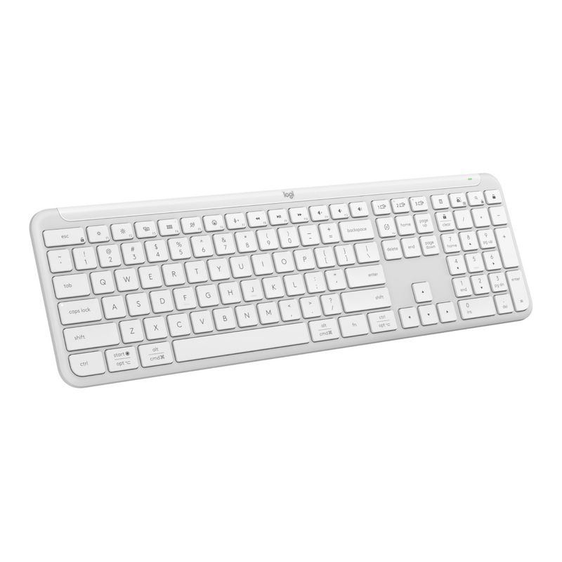 Teclado Inalámbrico Signature Slim K950 Español Blanco Crudo – Logitech