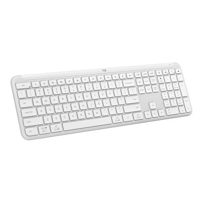 Teclado Inalámbrico Signature Slim K950 Español Blanco Crudo – Logitech