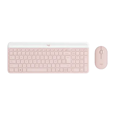 Combo Inalámbrico Teclado Español y Mouse MK470 Slim Rosa – Logitech Combo Inalámbrico Teclado Español y Mouse MK470 Slim Rosa – Logitech