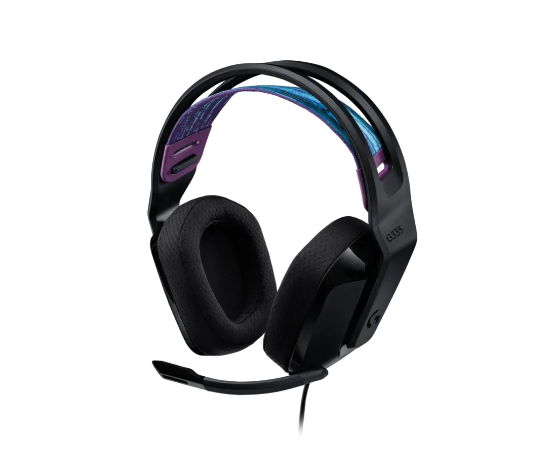 Auricular Gamer Cableado G335 3.5 mm Negro – Logitech G