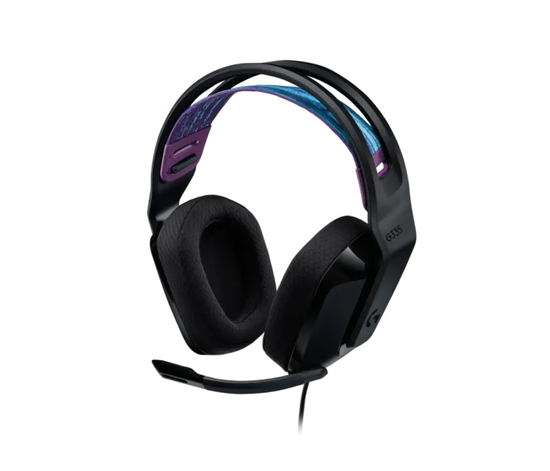 Auricular Gamer Cableado G335 3.5 mm Negro – Logitech G