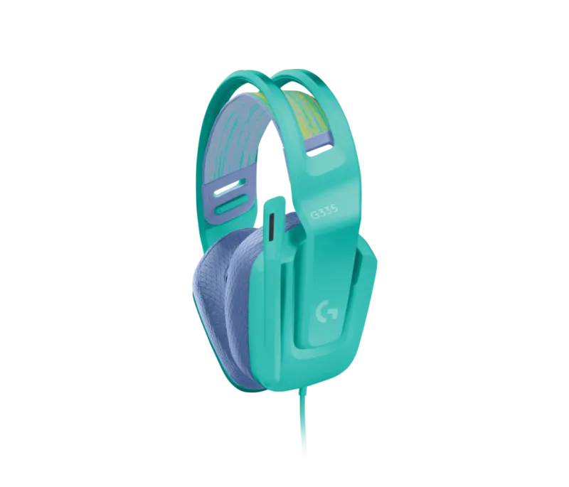 Auricular Gamer Cableado G335 3.5 mm Menta – Logitech G
