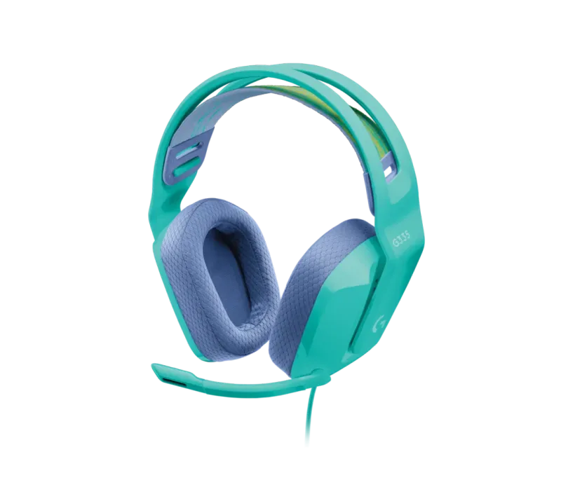Auricular Gamer Cableado G335 3.5 mm Menta – Logitech G