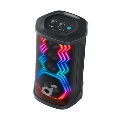 Bocina Rave 3S 200W con 2 Micrófonos Inalámbricos Negra – Soundcore