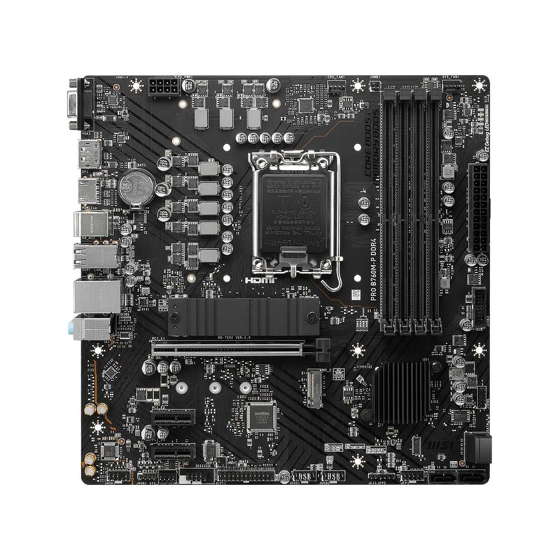 Tarjeta Madre PRO B760M-P DDR4 LGA 1700 – MSI